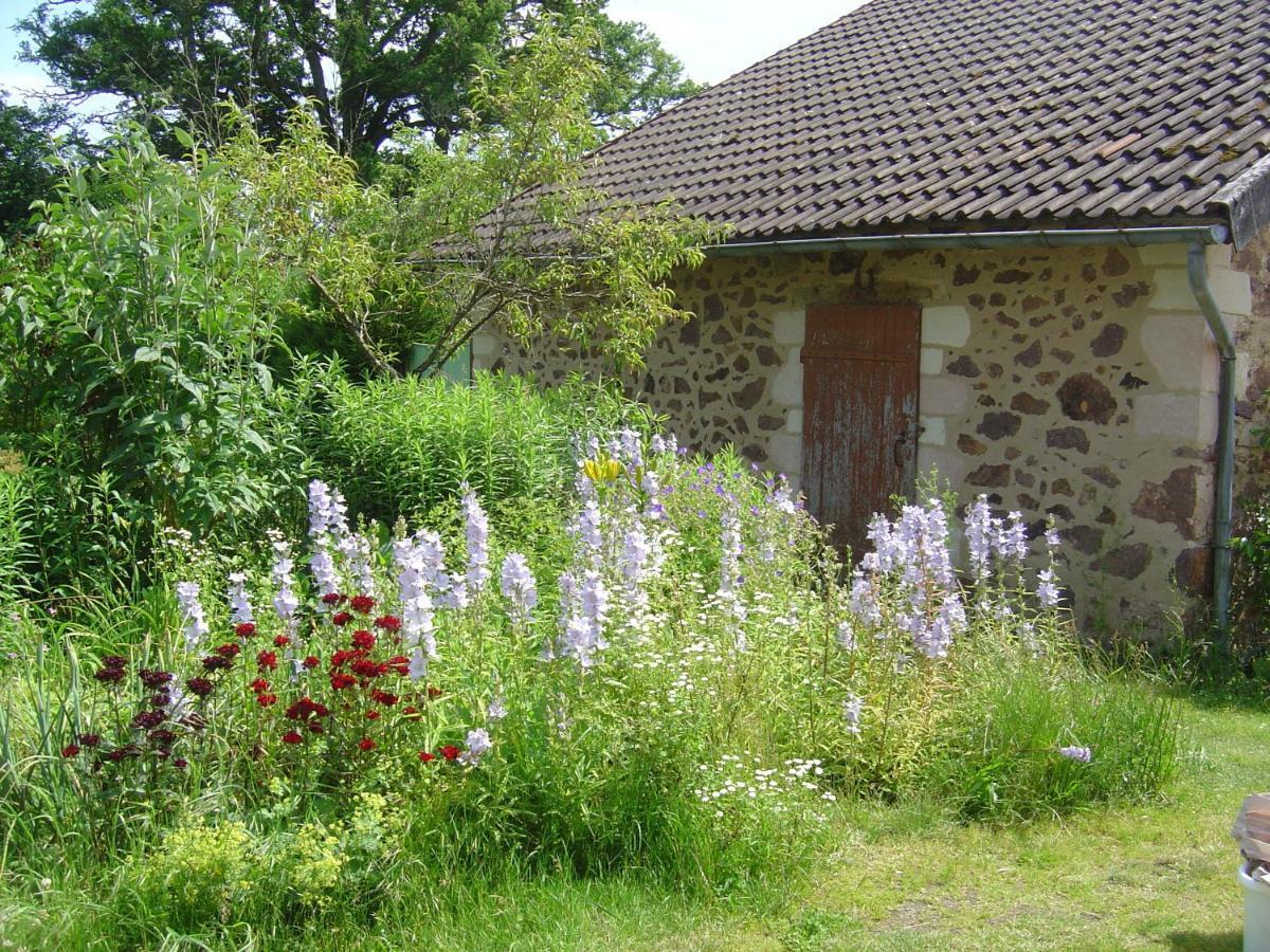 Les Trois Chenes Bed and Breakfast Videix Exteriör bild